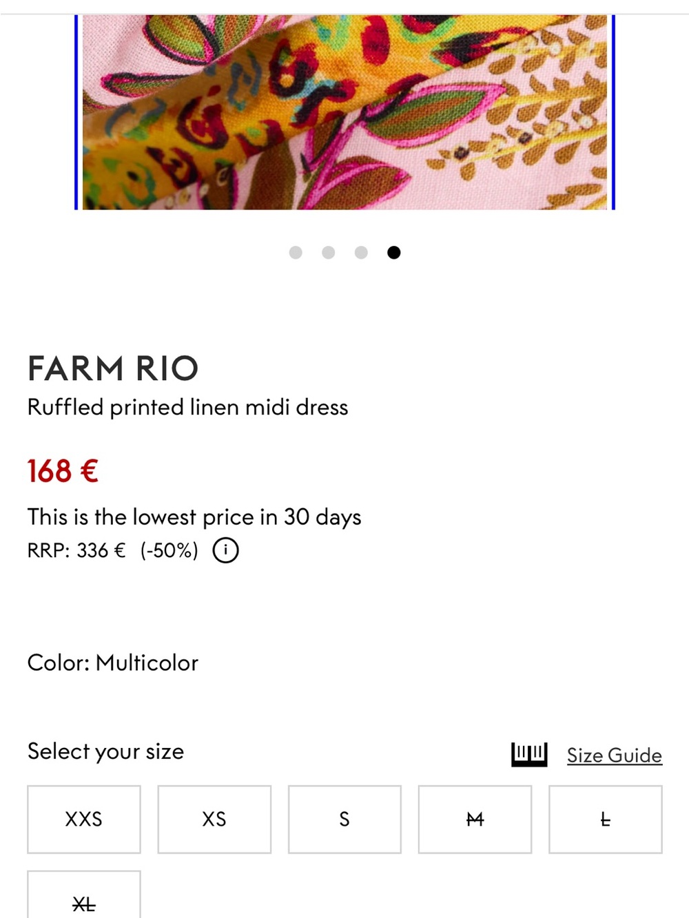 Farm Rio: INTO THE JUNGLE PINK SLEEVELESS MIDI DRESS - Picture 11 of 14